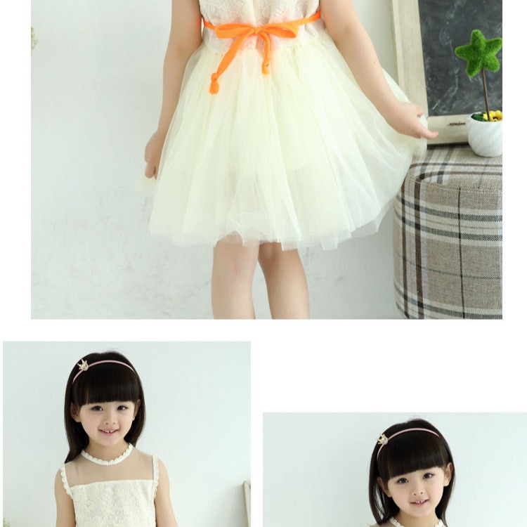 ※【韓版-蕾絲網紗蓬蓬裙洋裝/禮服/公主裙】尺碼：100碼【零碼出清-115元】※-細節圖3