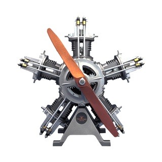 土星文化 星型五缸 二戰 飛機引擎 零式戰機 發動機 引擎模型 金屬模型