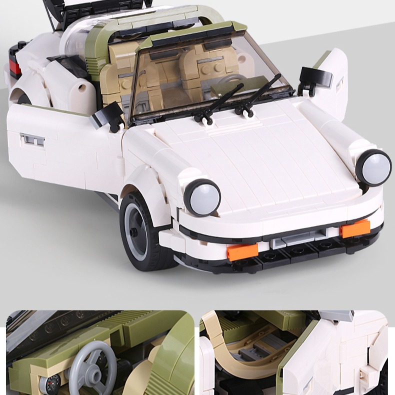 宇星模王 GTR 戰神 911 敞篷 Pagani 風之子 積木車-細節圖6