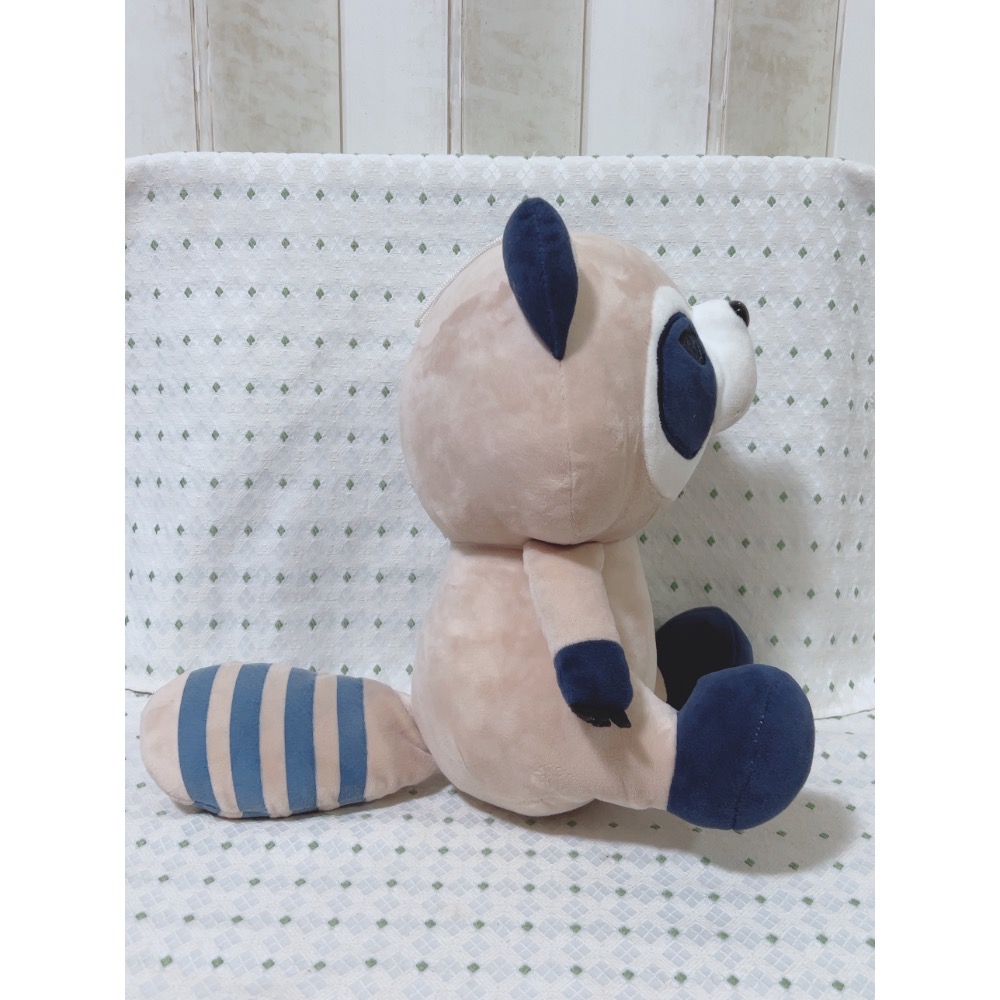 全新可愛浣熊 小浣熊 坐姿浣熊 12吋-細節圖4