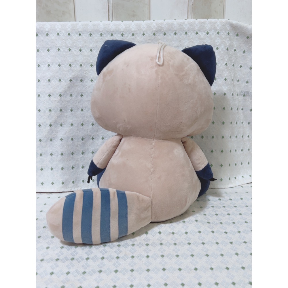 全新可愛浣熊 小浣熊 坐姿浣熊 12吋-細節圖5