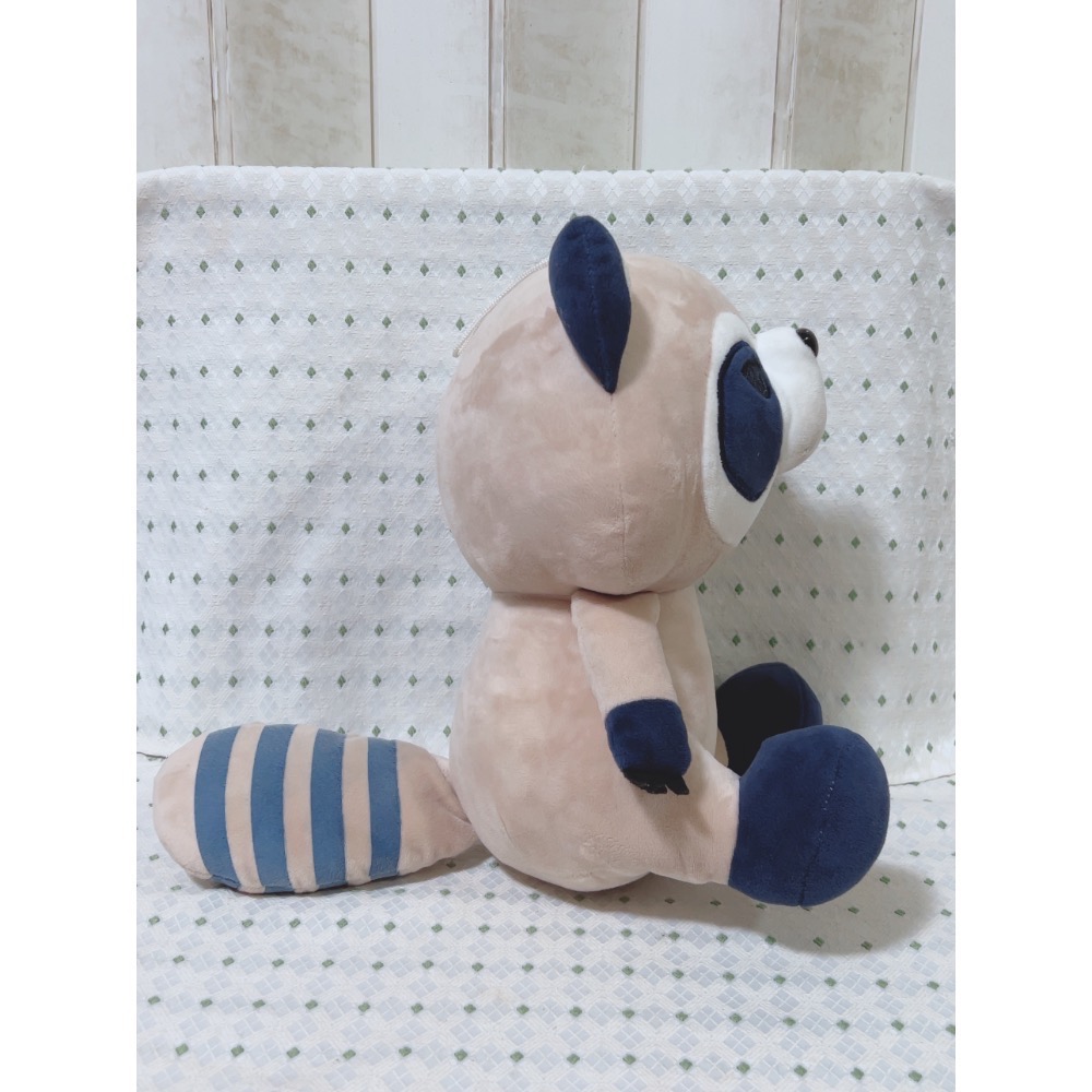 全新可愛浣熊 小浣熊 坐姿浣熊 12吋-細節圖4