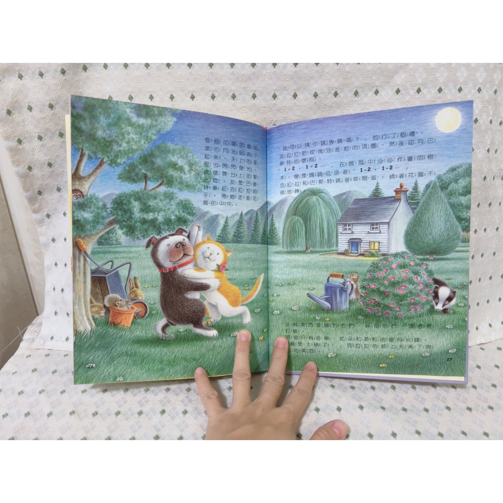 A21 二手繪本童書 在月光下漫舞-細節圖4