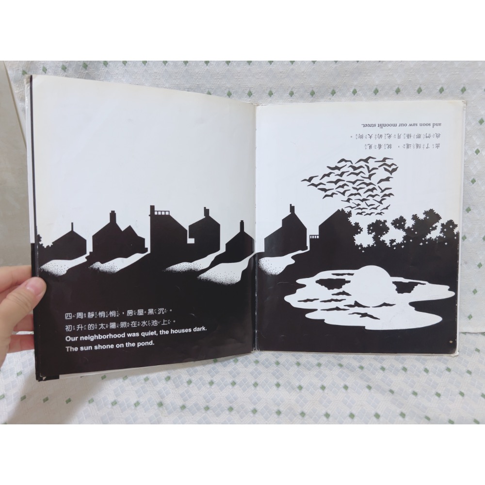 A21 二手繪本童書 逛了一圈（中英文版）-細節圖2