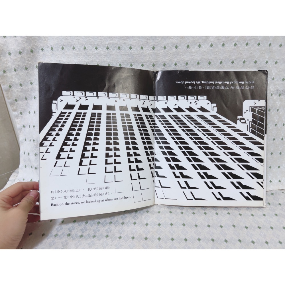 A21 二手繪本童書 逛了一圈（中英文版）-細節圖5