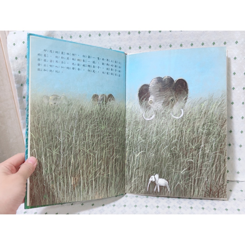 A01 二手繪本童書 最小的象-細節圖2