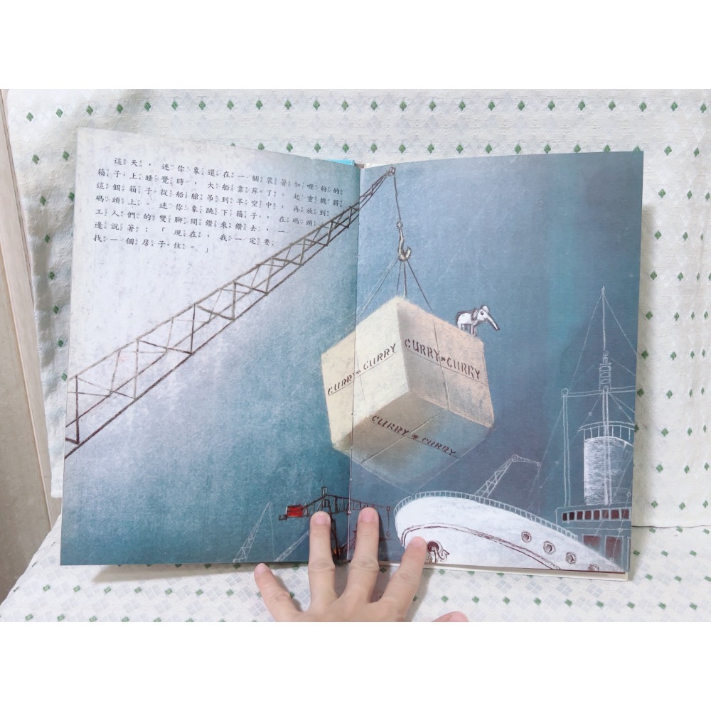 A01 二手繪本童書 最小的象-細節圖3