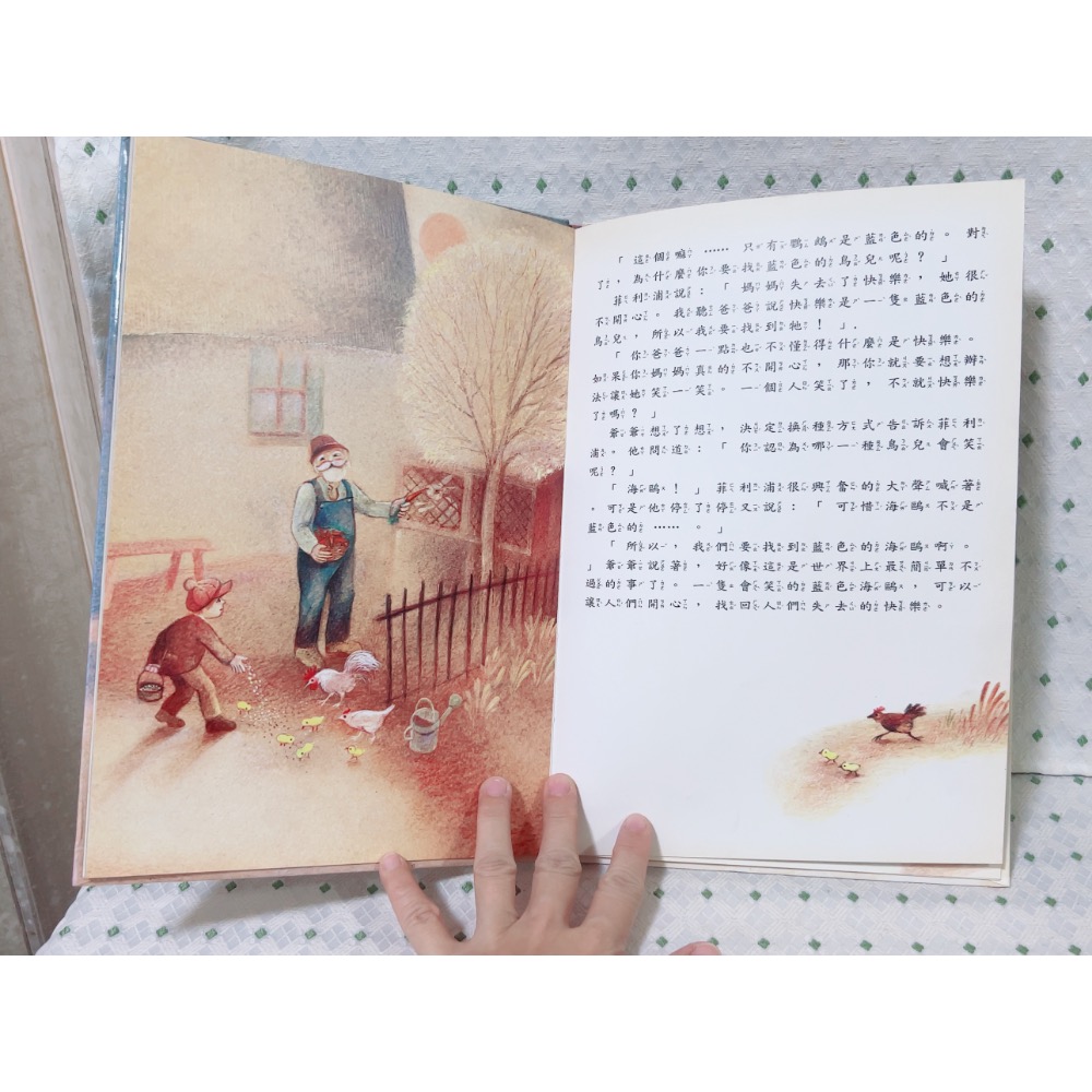 A01 二手繪本童書 藍色的海鷗-細節圖2