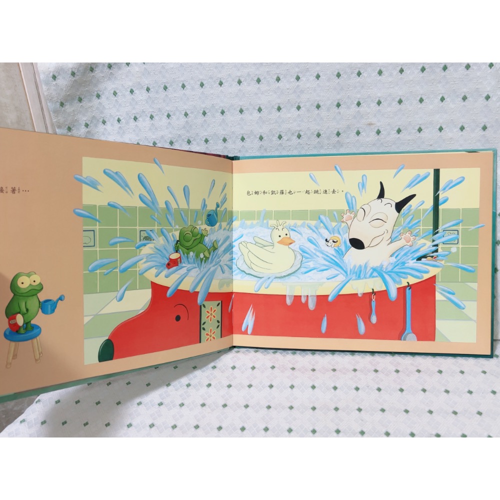 A02 二手繪本童書 包姆和凱羅的冬日早晨-細節圖3