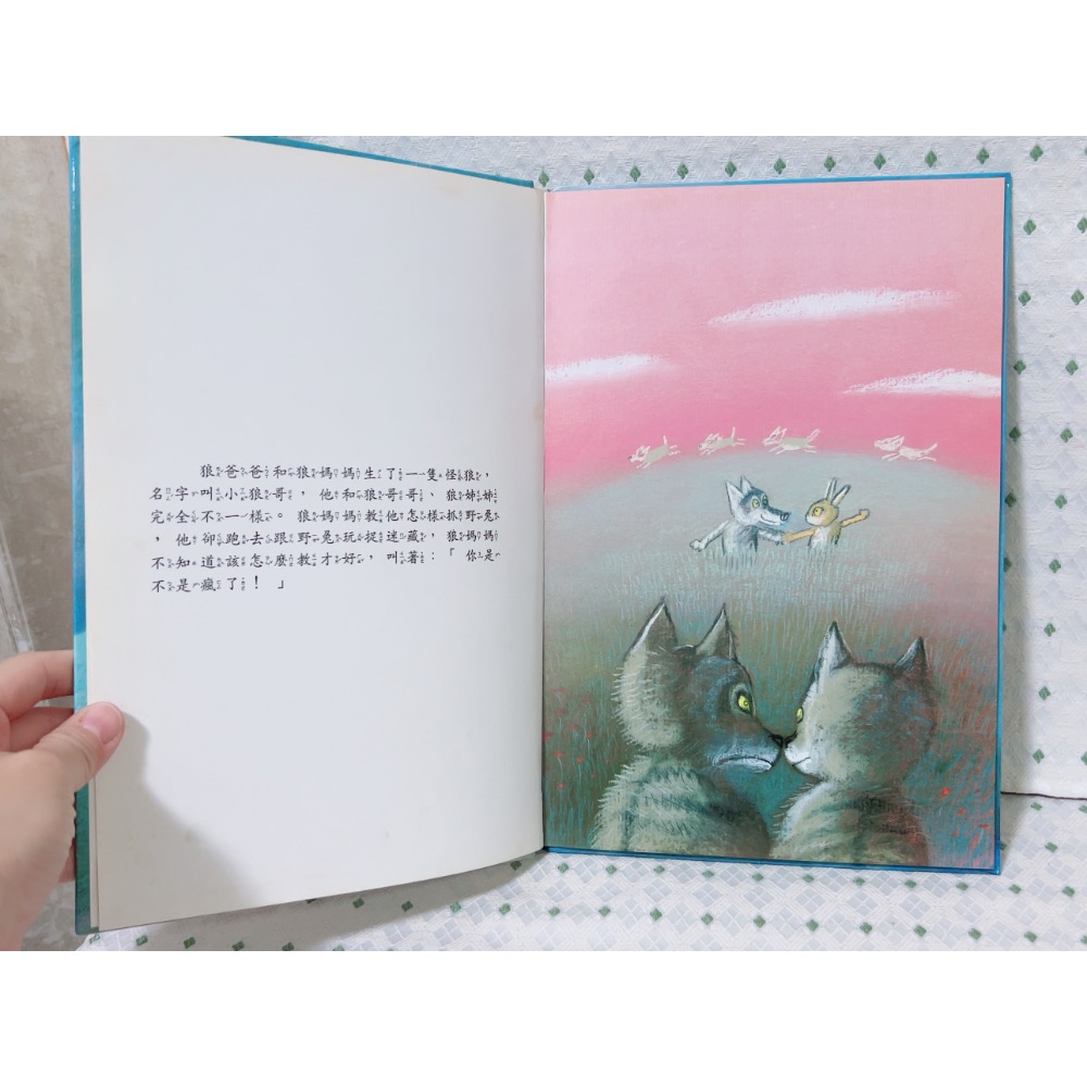 A01 二手繪本童書 小狼哥-細節圖2