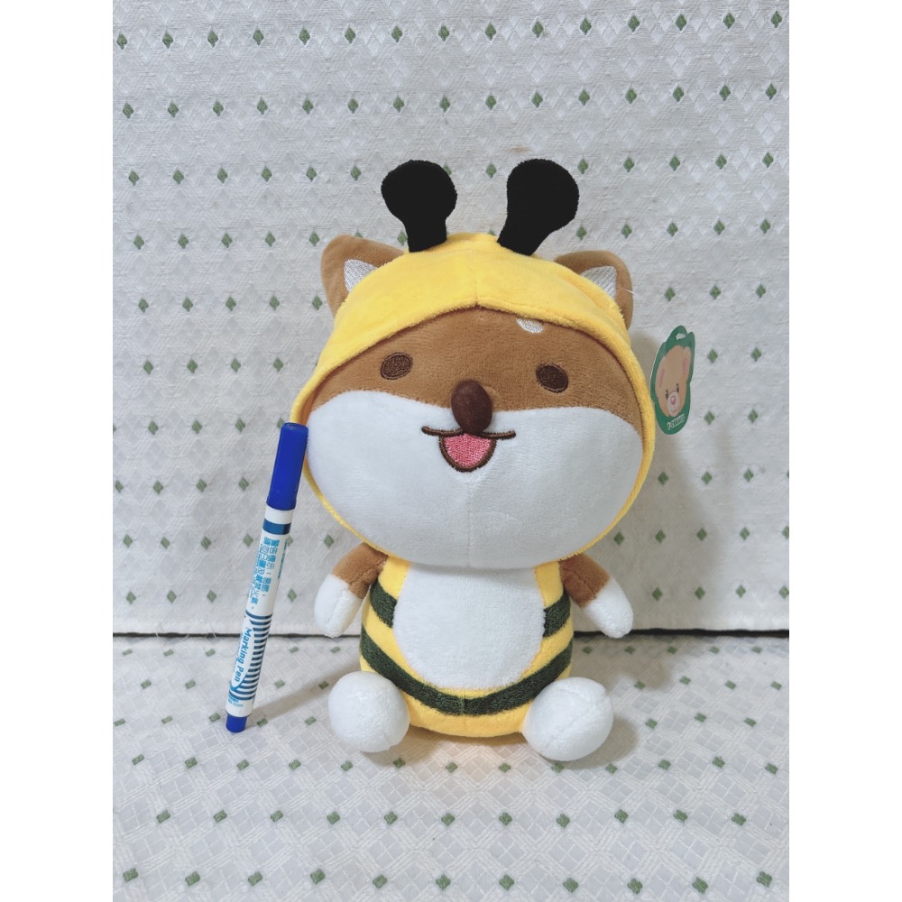 A01 柴語錄 蜜蜂裝柴犬玩偶-細節圖2
