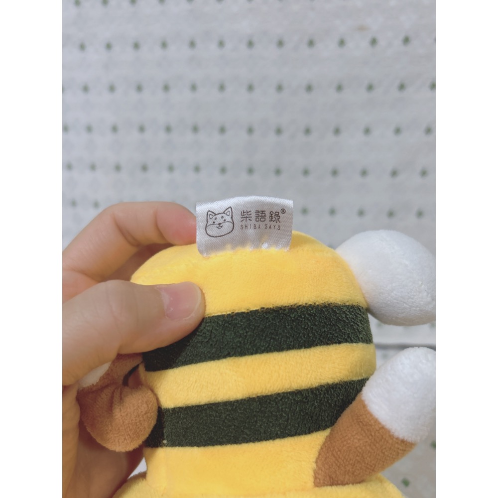 A01 柴語錄 蜜蜂裝柴犬玩偶-細節圖7