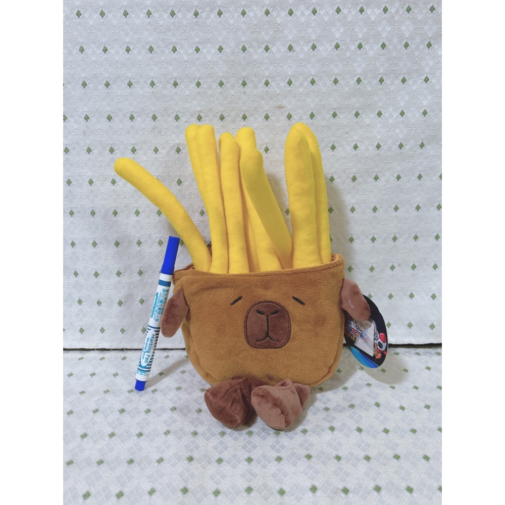 A01 卡皮巴拉薯條玩偶 吊飾-細節圖2