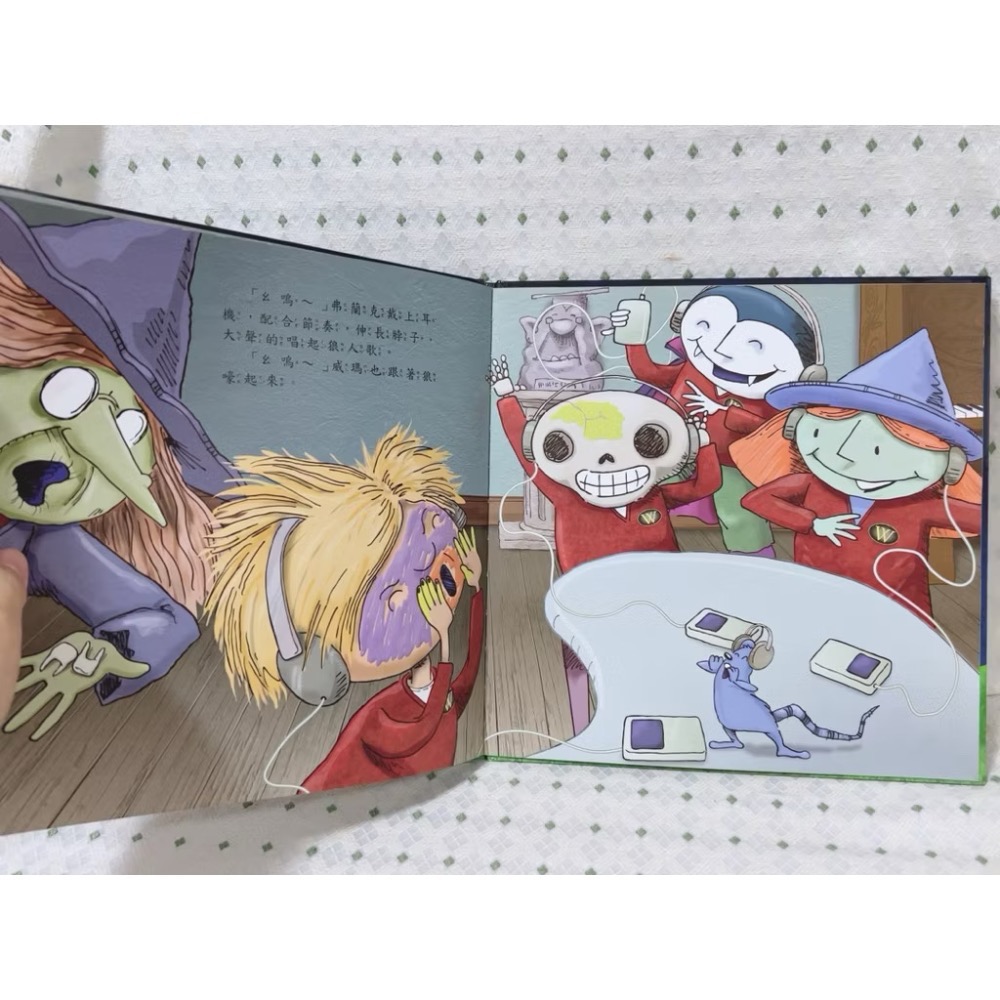 二手繪本童書 小鬼上學趣-細節圖6