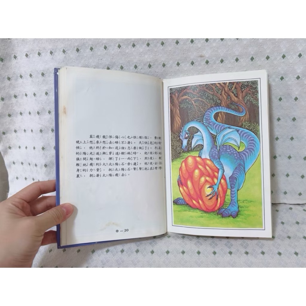 二手繪本童書 藍飛龍有煩惱-細節圖4