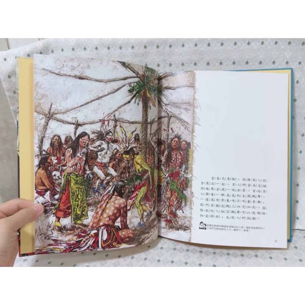 A01 二手繪本童書 三個小印地安人-細節圖3