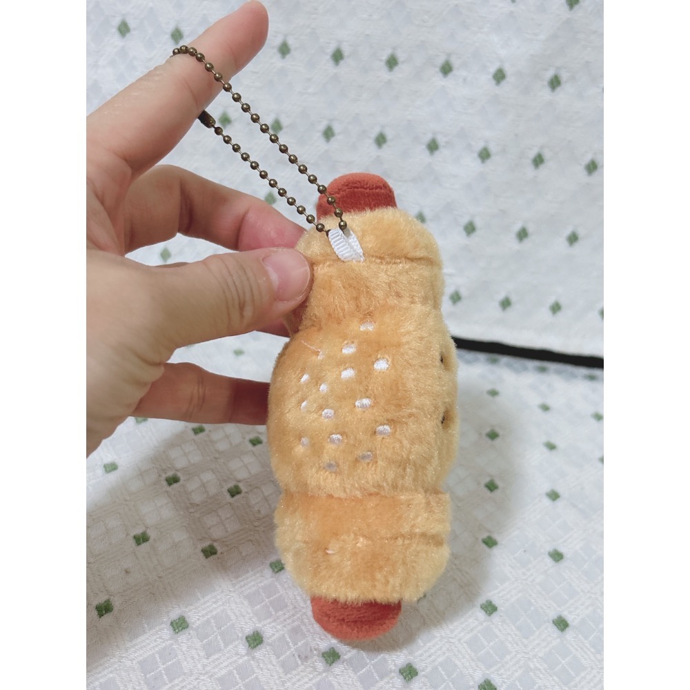 創意 熱狗麵包 鑰匙掛件 吊飾-細節圖2