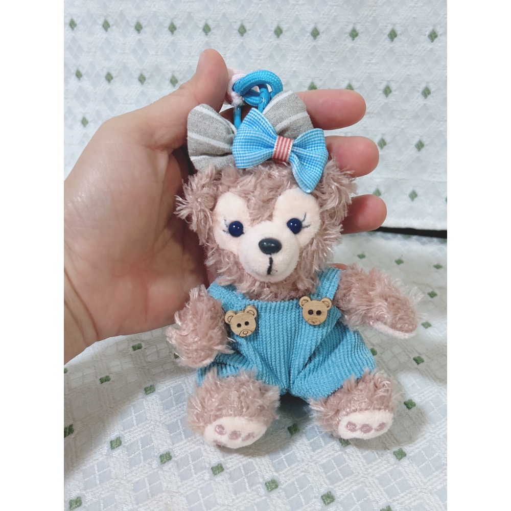 迪士尼 雪莉玫吊飾 包包掛件 吊帶褲款-細節圖2