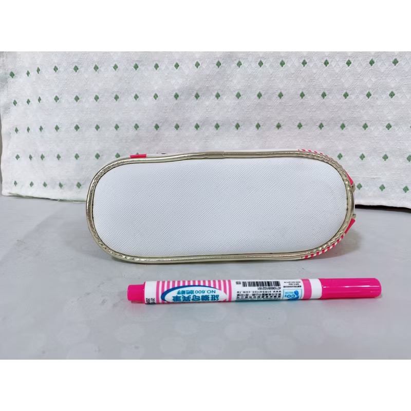 B31 墨鏡女孩皮質貝殼化妝包-細節圖5