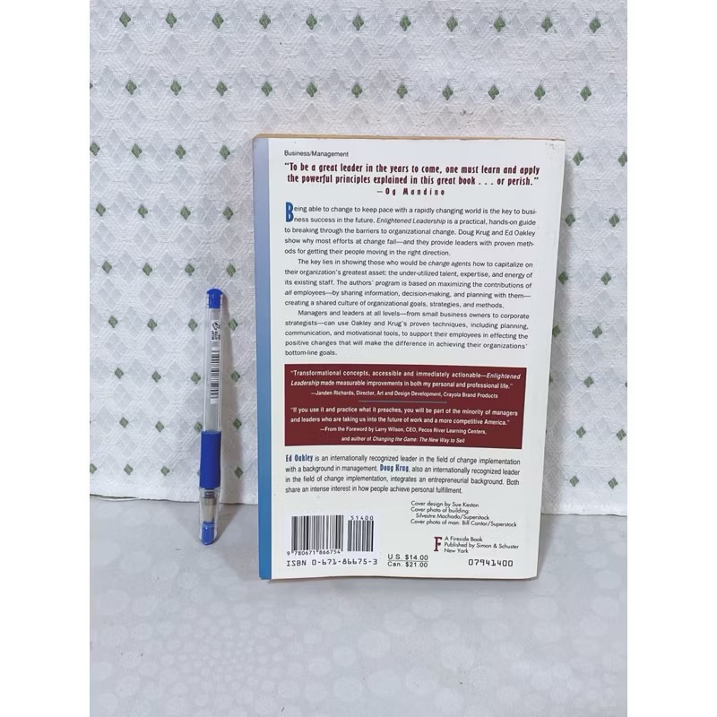 二手英文書 ENLIGHTENED LEADERSHIP-細節圖2