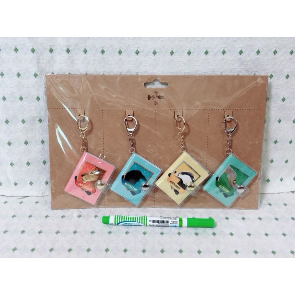 東京哈利波特影城 四學院筆記本鑰匙圈-細節圖2