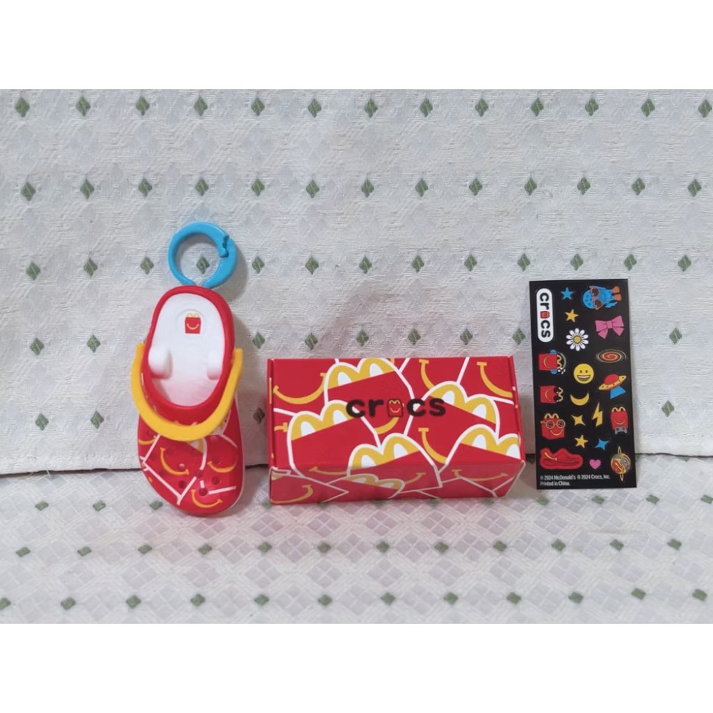 麥當勞 X Crocs洞洞鞋鑰匙吊飾 迷你洞洞鞋-規格圖3