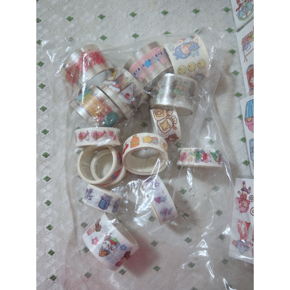 估卡盒+貼紙 （1盒估卡、4張長條貼紙、16卷膠帶-細節圖3