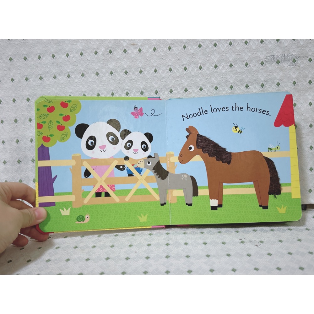 二手童書 Noodle Loves to Eat(硬頁觸摸書）-細節圖2