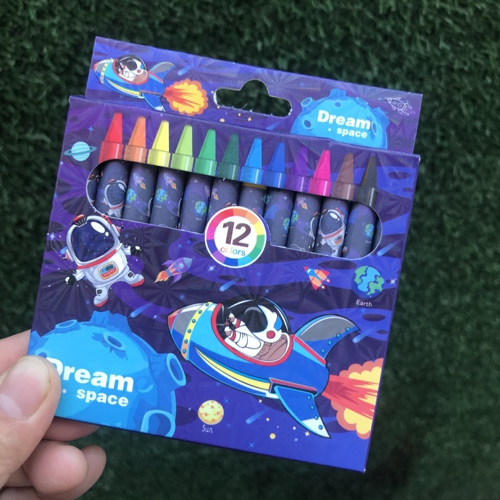 12.太空人-12色蠟筆組