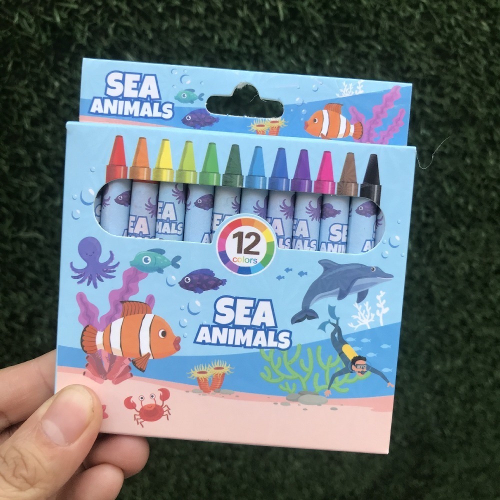 09.海洋-12色蠟筆組