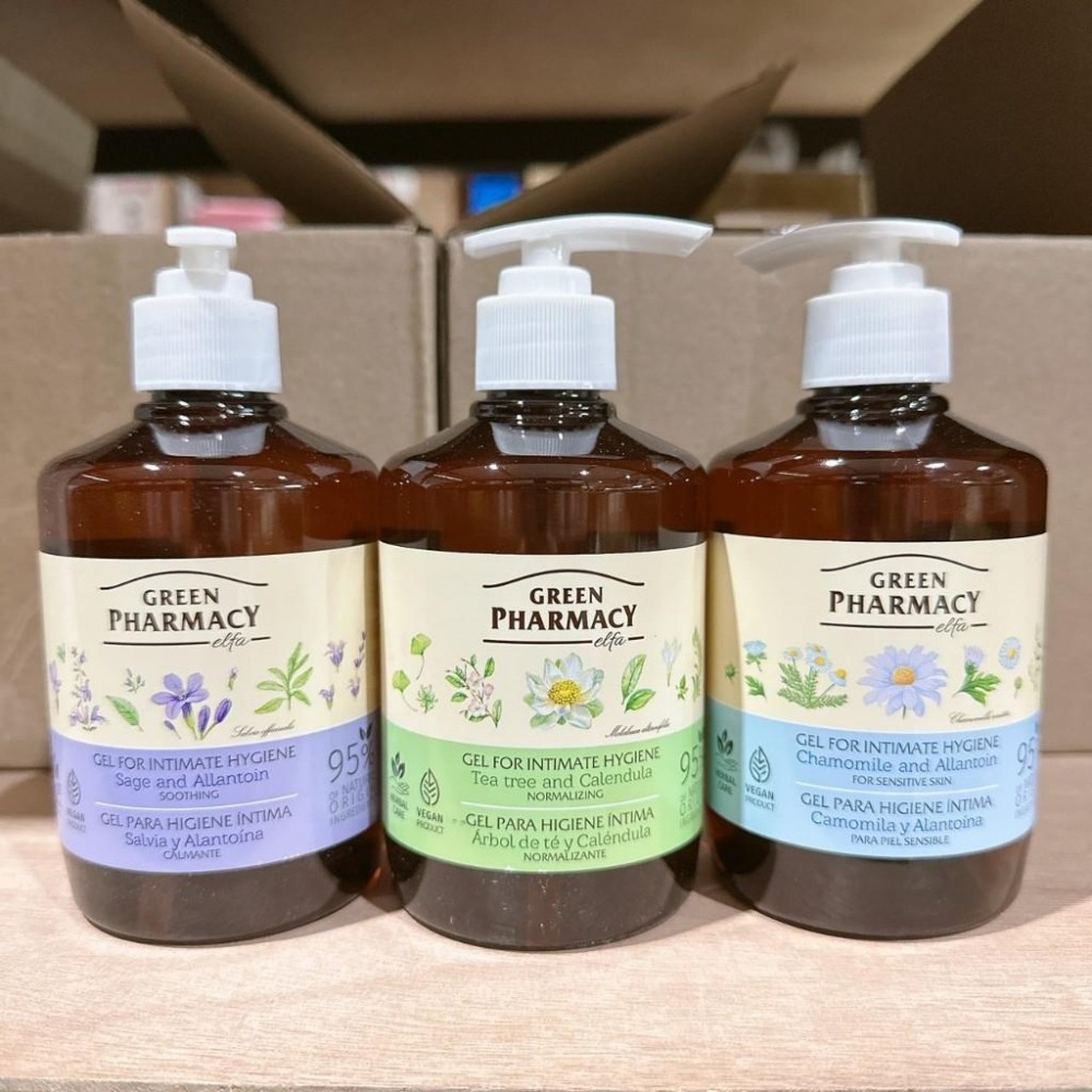 波蘭 歐洲 Green Pharmacy私密潔膚露 私密處清潔 潔淨呵護 私密清潔 私密潔膚露-細節圖2