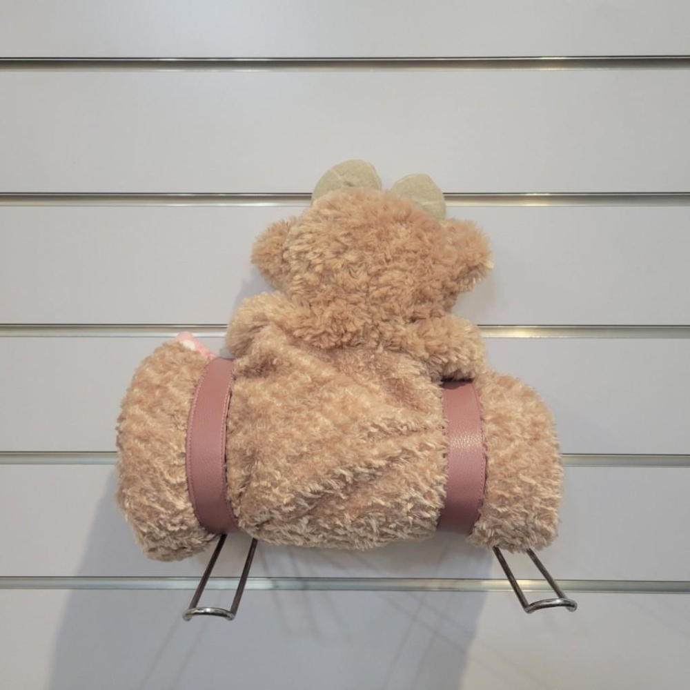 全新現貨 香港迪士尼 雪莉玫 多用途 披風 披肩 毛毯 收納毯 隨身毯-細節圖2