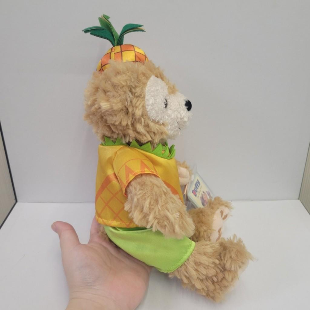 香港迪士尼 全新現貨 達菲 DUFFY 鳳梨 SS號 公仔 娃娃 玩偶 DISNEY-細節圖3