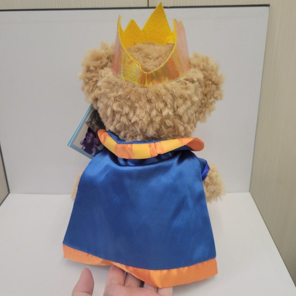 香港迪士尼 達菲 DUFFY 國王造型 9週年 皇冠 SS號 娃娃 玩偶 公仔-細節圖2