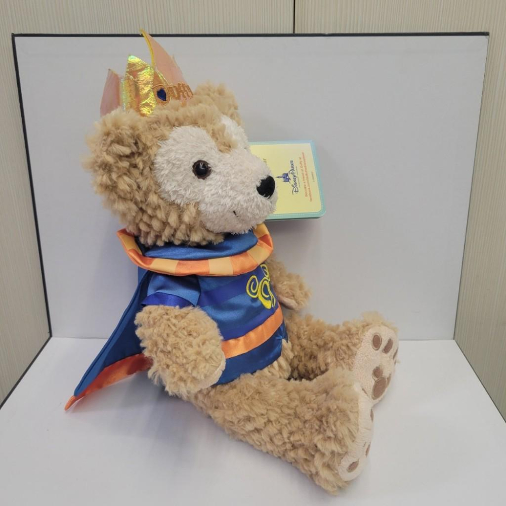香港迪士尼 達菲 DUFFY 國王造型 9週年 皇冠 SS號 娃娃 玩偶 公仔-細節圖3