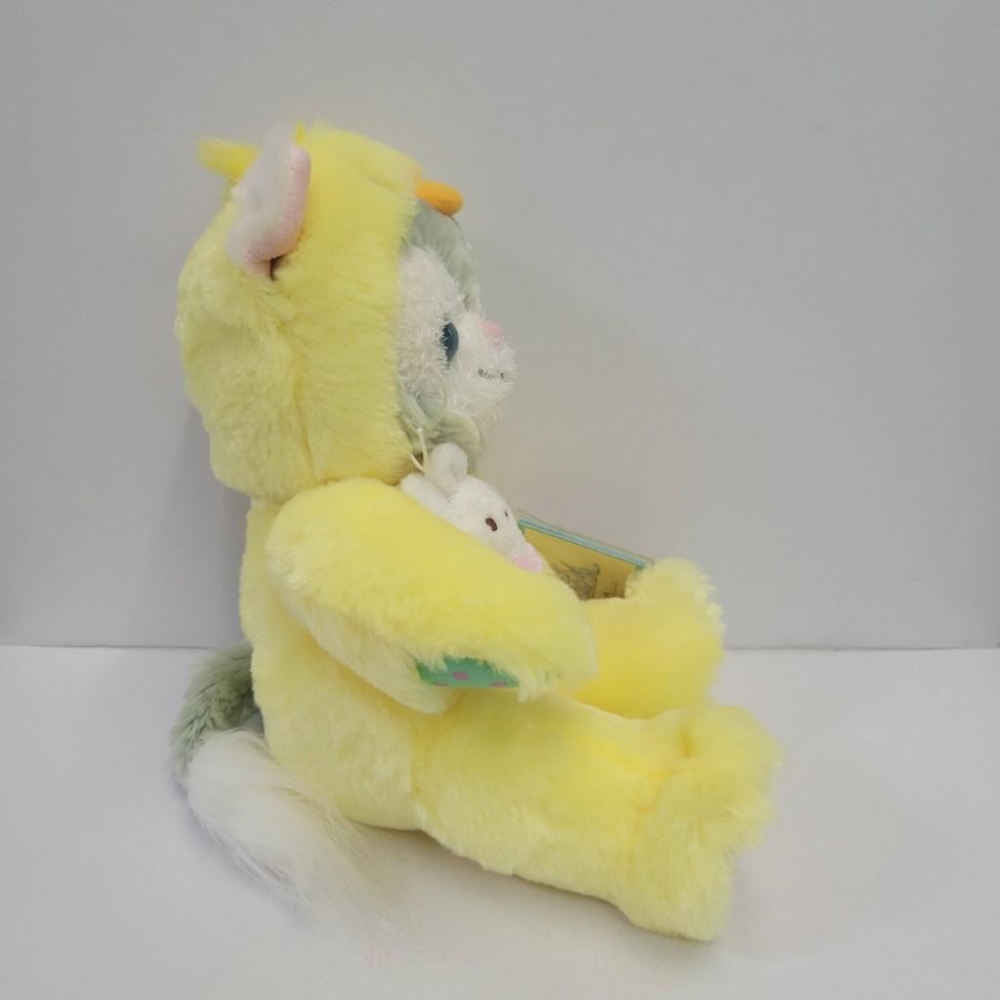 全新 香港 迪士尼 樂園 2017 復活節 畫家貓 貓咪 SS號 娃娃 公仔 玩偶-細節圖2