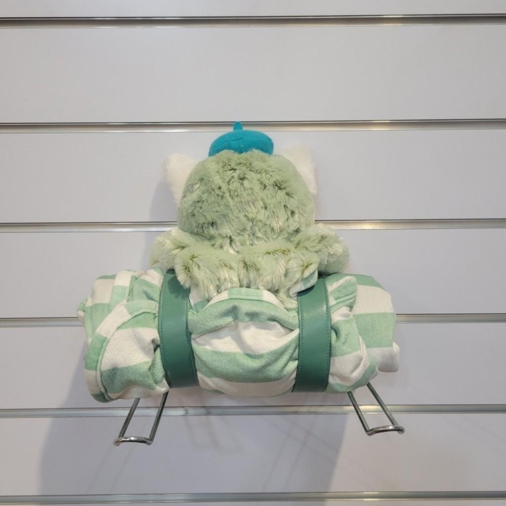 全新現貨 香港迪士尼 畫家貓 GELATONI 多用途 披風 披肩 毛毯 收納毯 隨身毯-細節圖2