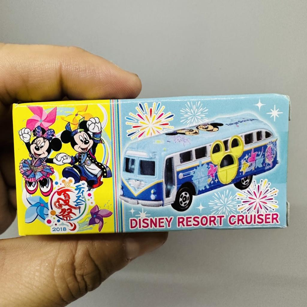 日本 迪士尼樂園 Tomica 多美小汽車 2018 夏季慶典 巴士 雙層列車 米奇 disney 《日本玩具屋》-細節圖3
