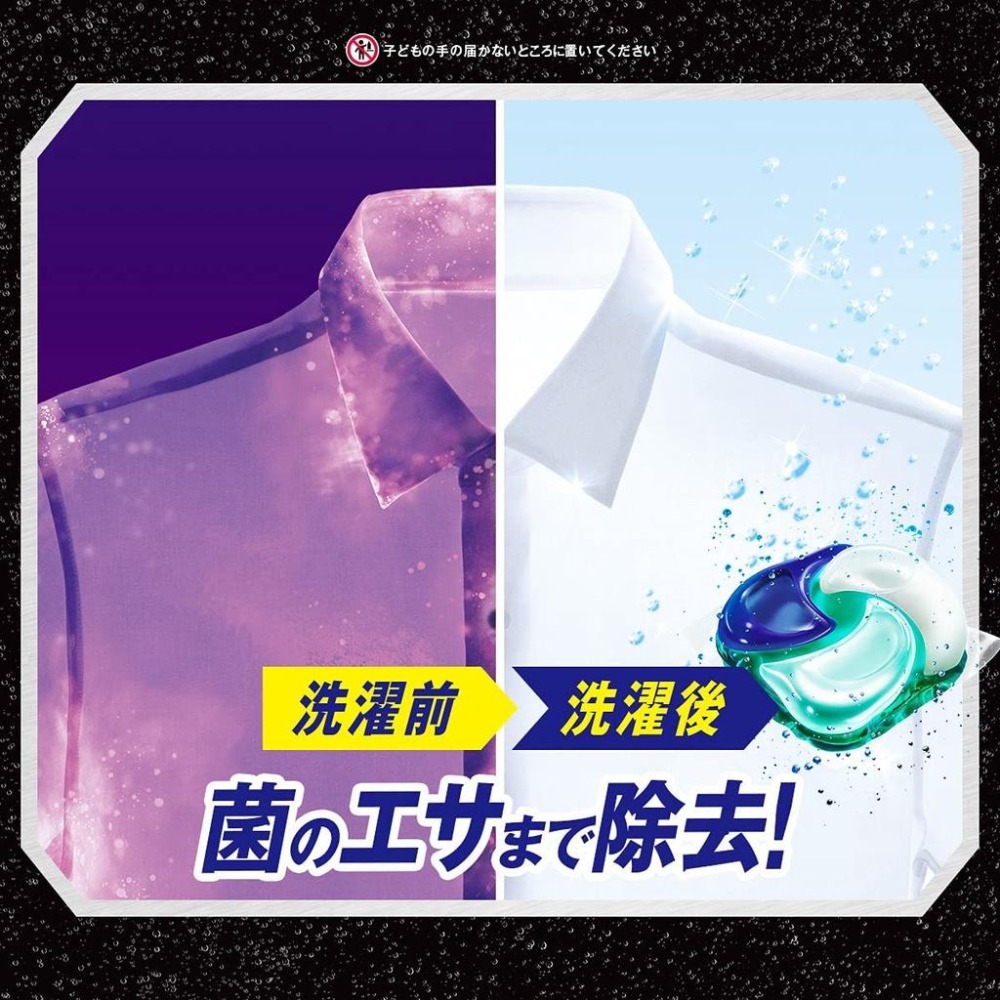 《日本原裝》現貨 日本 P&G ARIEL 4D 碳酸 洗衣球 洗衣膠球 洗衣膠 盒裝-細節圖6