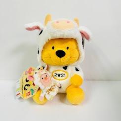 日本 迪士尼 樂園 限定版 牛年 2021年 娃娃 玩偶 子母娃娃 奇奇 蒂蒂 米奇 唐老鴨 黛西 米妮 維尼-細節圖2