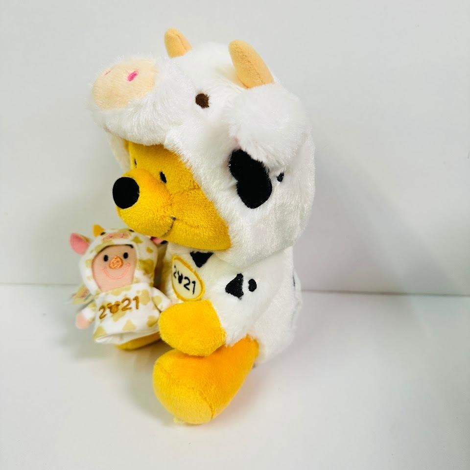 日本 迪士尼 樂園 限定版 牛年 2021年 娃娃 玩偶 子母娃娃 奇奇 蒂蒂 米奇 唐老鴨 黛西 米妮 維尼-細節圖3
