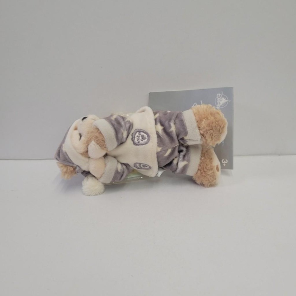 全新 上海 迪士尼 樂園 睡覺系列 達菲 DUFFY 站姿吊飾 鑰匙圈-細節圖2