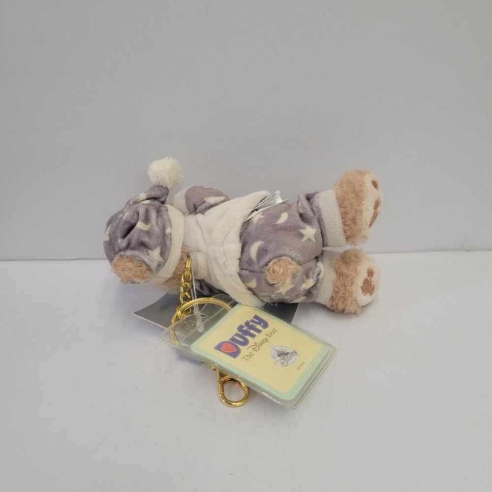 全新 上海 迪士尼 樂園 睡覺系列 達菲 DUFFY 站姿吊飾 鑰匙圈-細節圖3