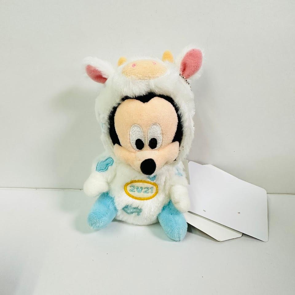 日本 迪士尼 樂園 限定版 牛年 2021年 珠鍊 吊飾 娃娃 奇奇 蒂蒂 米奇 唐老鴨 黛西 米妮 維尼-細節圖2