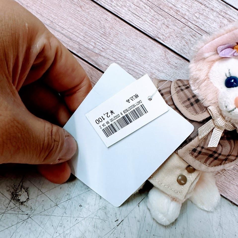 日本 迪士尼海洋園區正版 玲娜貝兒 linabell 聖誕節 冬季限定 珠鍊吊飾 站姿吊飾 【S001】-細節圖3