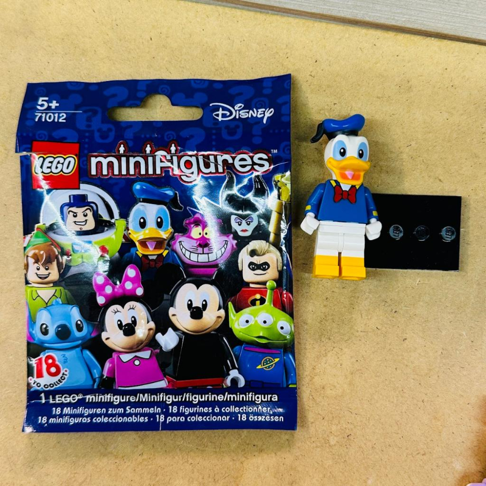 Disney 迪士尼 LEGO 樂高 人物 抽抽樂 樂高人偶包 人物包 S1 第一代 71012 唐老鴨 黛西 超能先生-細節圖2