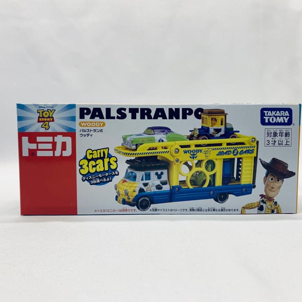 日本 日版 現貨 迪士尼  多美 車 合金車 胡迪 運輸車 貨櫃車
