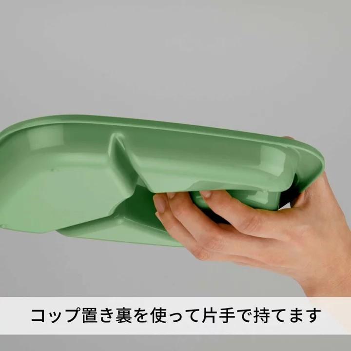 【小薰選品】日本 INOMATA 三色餐盤組 圓形 方形 BBQ餐盤 烤肉 野餐盤 露營 派對 餐盤 野餐-細節圖4