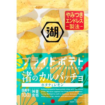 【小薰選品】日本 原裝 境內版 湖池屋 檸檬干貝 干貝 洋芋片 餅乾 鹽味 薯片 厚切-細節圖2