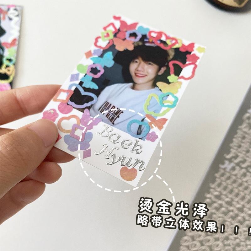 台灣現貨 燙金燙銀 英文字母數字貼 英文貼紙 卡套裝飾 卡片貼紙 拍立得裝飾 金屬色貼紙 手帳裝飾 拼貼素材 咕卡貼紙-細節圖3